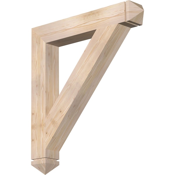 Ekena Millwork Traditional Arts & Crafts Smooth Bracket, Douglas Fir, 5 1/2"W x 38"D x 42"H BKT06X38X42TRA03SDF - main